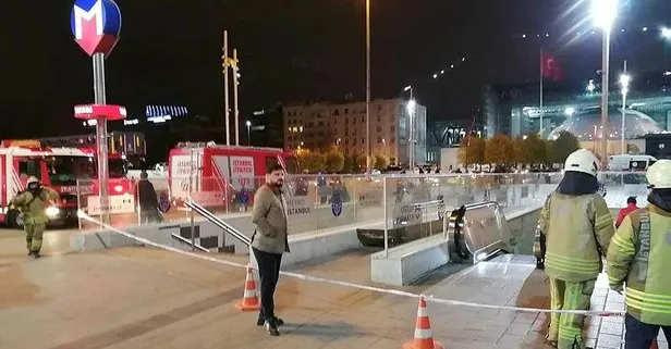 Taksim Metro İstasyonunda intihar!
