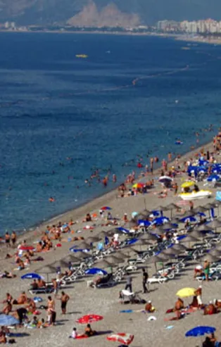 Antalya'da turist rekoru