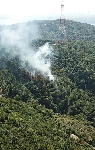 Son dakika: Anadolu Kavağı’nda korkutan orman yangını