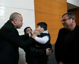 Küçük Yağız, Cumhurbaşkanı Erdoğan’la buluştu