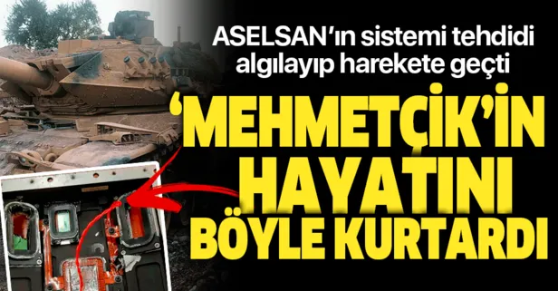 ASELSAN’ın Tank Lazer İkaz Sistemi Mehmetçiğin hayatını kurtardı