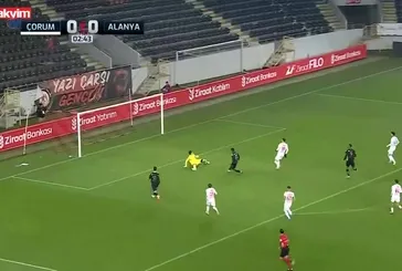 GOL: Çorum FK 0 - 1 Alanyaspor | Uchenna Ogundu