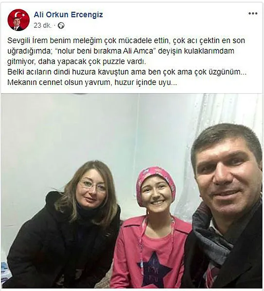 2.5 yıldır kanserle mücadele eden İrem Ayvalı'dan kahreden haber-3