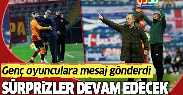 Fatih Terim’den genç oyuncular için çok önemli bir mesaj geldi! "Sürprizlerimiz devam edecek"