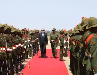 Başkan Erdoğan Zambiya'da böyle karşılandı