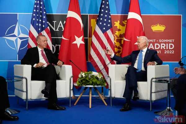 Madrid'de Türkiye - ABD zirvesi! Başkan Recep Tayyip Erdoğan, ABD Başkanı Joe Biden ile bir araya geldi - 11