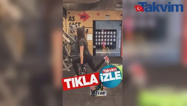 Hande Ataizi spor yaptığı anları paylaştı!
