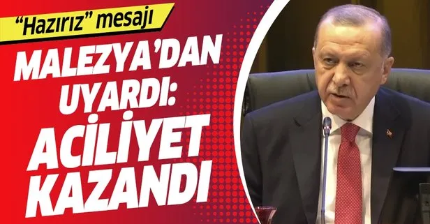 Başkan Erdoğan’dan Kuala Lumpur Zirvesi’nde milli paralarla ticaret mesajı