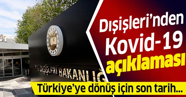 Son dakika: Dışişleri Bakanlığından Avrupa'daki vatandaşlarımız hakkında flaş açıklama