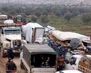 Son dakika: İdlibden Türkiye sınırı yakınına 27 bin sivil daha göç etti