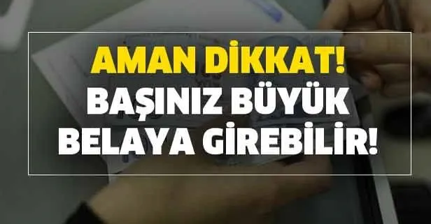 Binlerce kişinin başı yandı! E-devlet uygulamasına girip bunu yapın