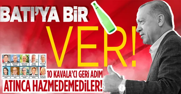 Erdoğan 'istenmeyen adam' çıkışını yaptı Kavala'cı 10 büyükelçi geri adım attı! 10 büyükelçinin geri adımı batı basınında hazımsızlık yaptı