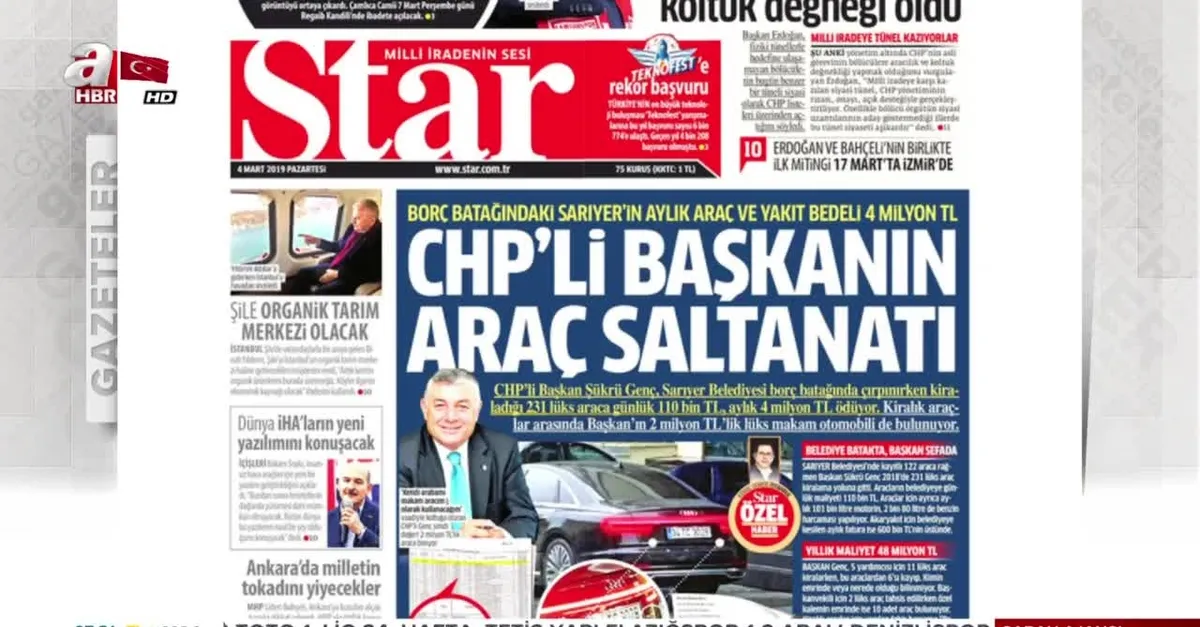 CHP’li Şükrü Genç'in araç saltanatı