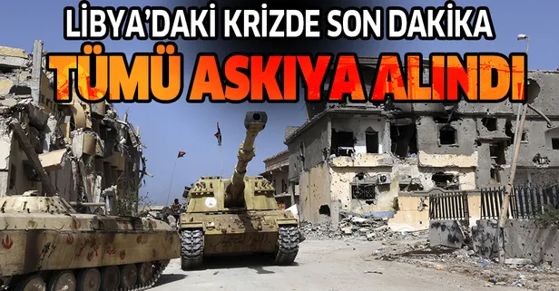 Son dakika: Libya'da müzakerelerin tümü askıya alındı