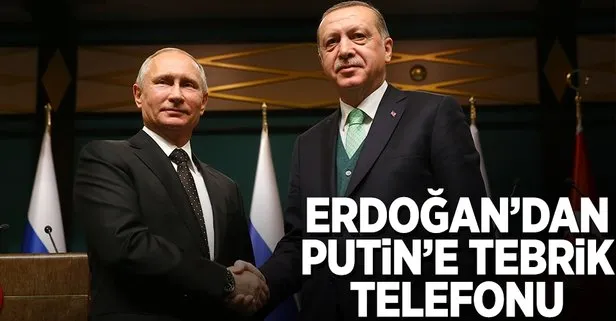 Erdoğandan Putine tebrik telefonu
