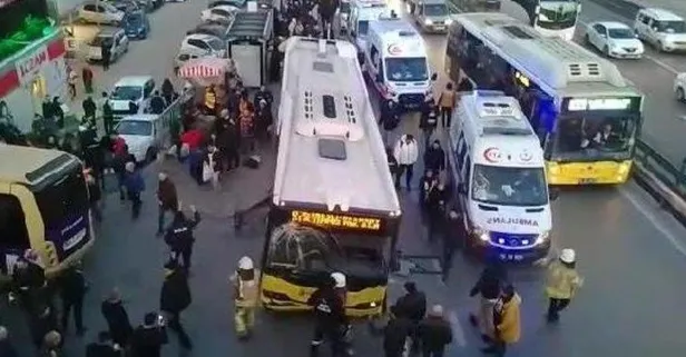 Son dakika: Yandaşa ihalenin faturası ağır oluyor! Bahçelievler'de İETT otobüsü durağa daldı: 1 ölü 4 yaralı