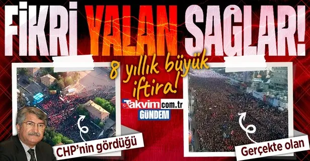 CHP’li Fikri Sağlar’ın Diyarbakır iddiası fos çıktı! Paylaştığı fotoğraf 8 yıl öncesine ait çıktı!