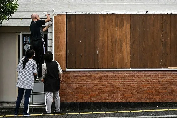 Japonya'da felaketi yaşıyorlar! Tayfun nedeniyle 8 milyon insan yerinden olacak-4