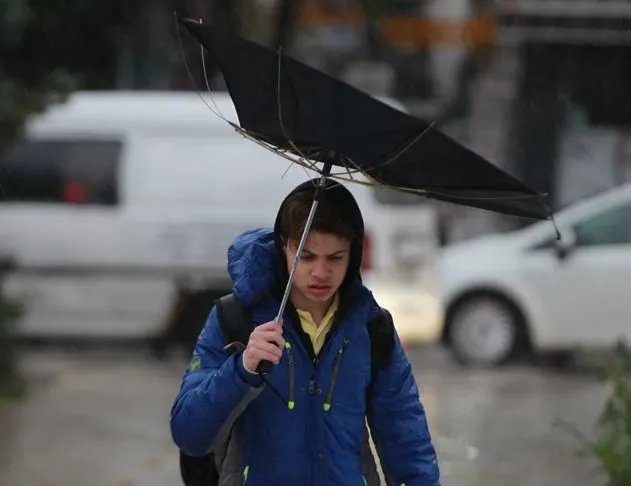 Meteorolojiden kuvvetli rüzgar ve sağanak uyarısı