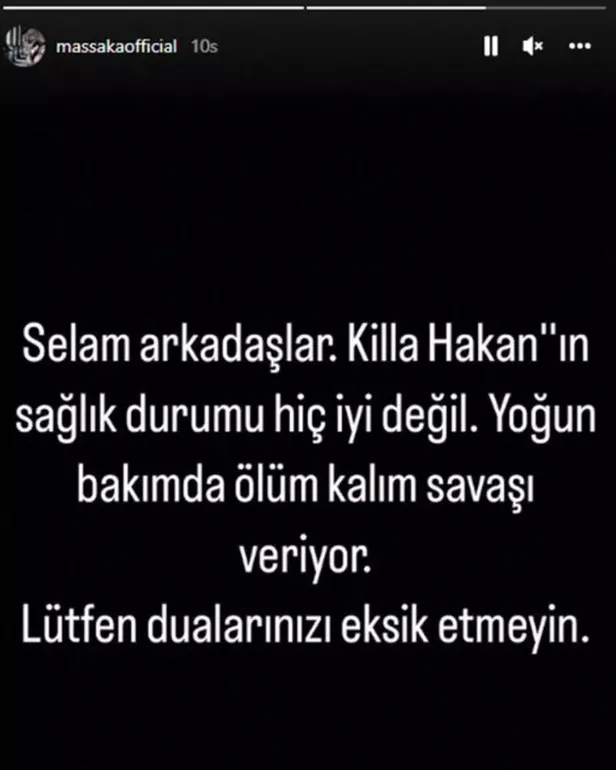 Killa Hakan'dan kahreden haber apar topar yoğun bakıma kaldırıldı! Neden yoğun bakımda olduğu merak edilen Killa Hakan'ın son durumu-6