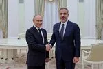 Moskova’da 1 saatlik kritik zirve! Vladimir Putin Dışişleri Bakanı Hakan Fidan’ı kabul etti