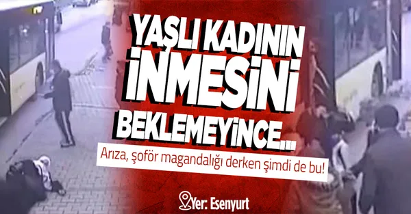 Yine İETT yine skandal! Arıza, şoför magandalığı derken şimdi de bu! Yaşlı kadının inmesini beklemeyince...-1
