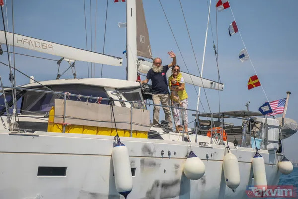 Antalya Limanı'ndan 7 yıl önce ayrılan Zehra-Hasan Şirin çifti dünya turunu tamamladı! Motorlar arızalandı korsanlar taciz etti - 2