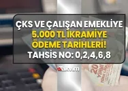 TAHSİS NO: 0,2,4,6,8 ikramiyeler ne zaman yatacak? SSK, Bağkur, Tarım, 4Cli çalışan emekliye 5.000 TL ödeme! IBANınızı kontrol edin
