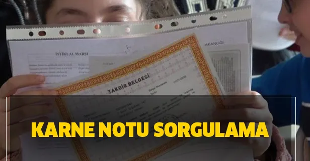 2020 MEB bilgisi - Takdir-Teşekkür belgeleri nereden alınacak? Karne notu sorgulama