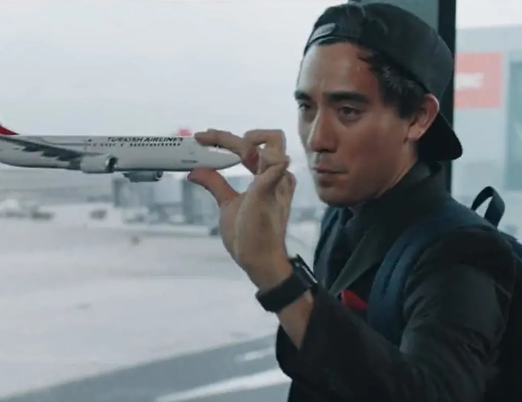 Reklam filminde oynadı THY’yi yere göğe sığdıramadı