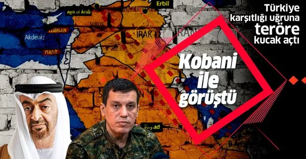 Türkiye karşıtı olma uğruna teröre kucak açtılar! BAE Mazlum Kobani ile görüştü!