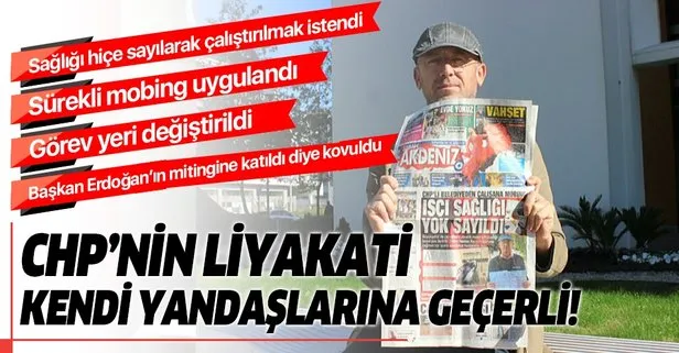 Cumhurbaşkanı Erdoğan'ın mitinglerine katıldım diye kovuldum