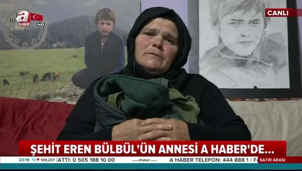 Şehit Eren Bülbül’ün annesi Ayşe Bülbül A Haber’e konuştu: "Benim yavrum seve seve şehit oldu, vatan sağ olsun"