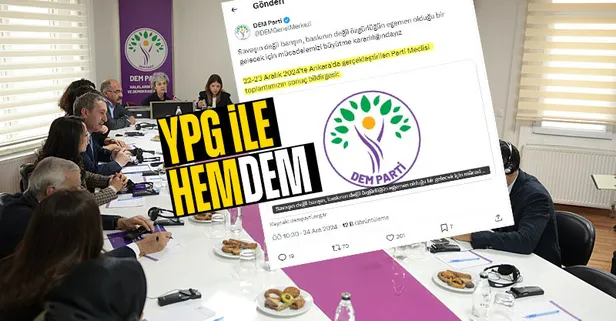 DEM yine "Türkiye partisi olmam" dedi! Akla ziyan bildiri "PKK'yı meşrulaştırma" emeli: Hükümet YPG ile masaya otursun