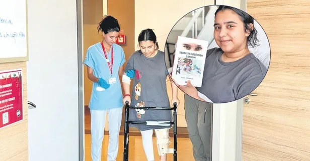 Kanseri yenen 8 yaşındaki Seher Karakuş hayatının kitabını yazdı!