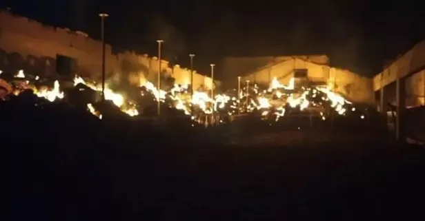 Çorum'da köy yangını! Alevler bir anda sardı her şey kullanılamaz hale geldi!