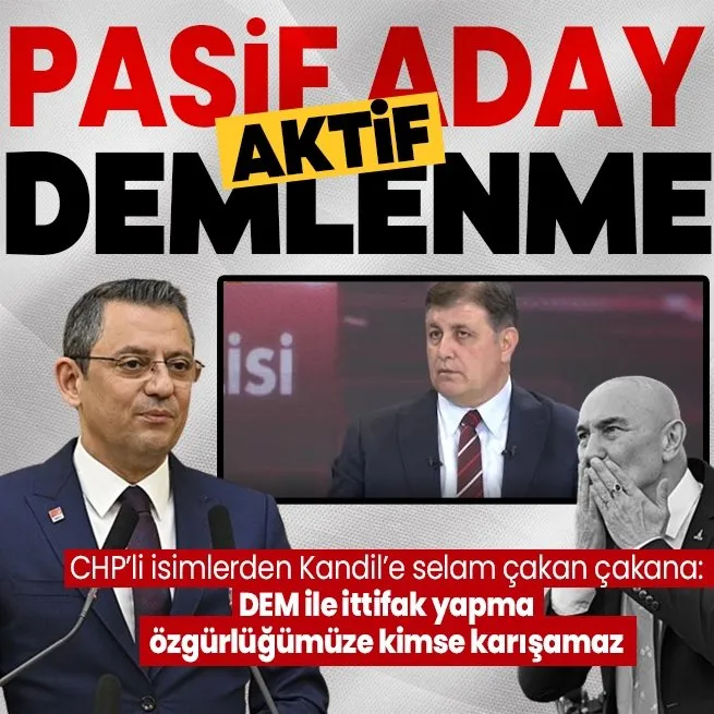 CHP’li isimlerden Kandil’e selam çakan çakana! CHPli İzmir Büyükşehir Belediyesi adayı Cemil Tugay: DEM ile ittifak yapmamıza kimse karışamaz
