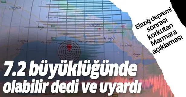 Marmara depremi için korkutan açıklama: 7.2 büyüklüğünde olacak ve tüm şehirleri etkileyecek