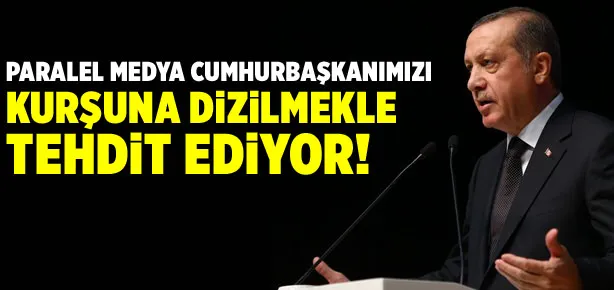 Cumhurbaşkanımızı tehdit etmeye çalışıyorlar