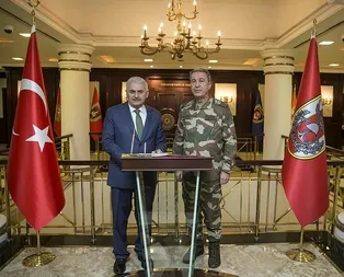 Başbakan Yıldırım Genelkurmay karargahında