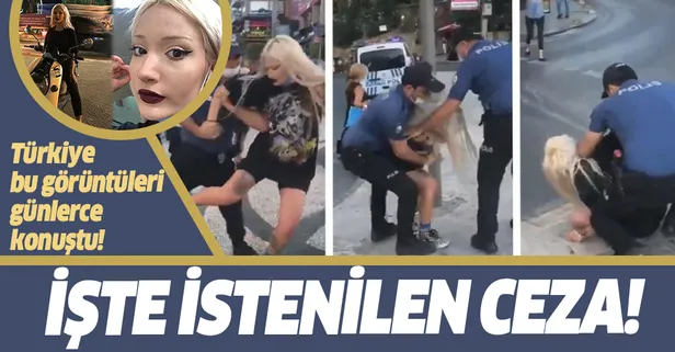 Maske takmayıp polisle tartışan Rana Batı'ya 9 yıl 4 ay ceza istendi