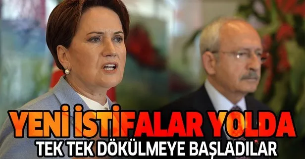 CHP ve İP'te çözülme sürüyor! Yeni istifalar yolda