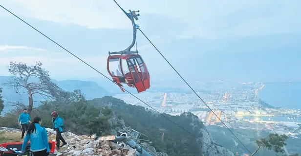 Teleferik faciası: 184 kişi saatlerce havada kaldı
