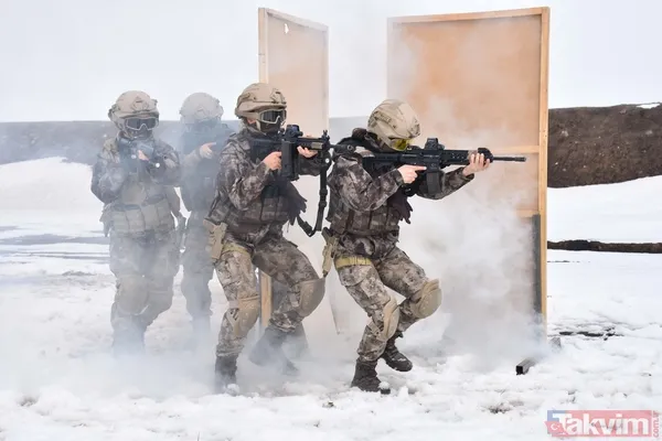 Kars'taki kadın PÖH'ler ve polisler görevlerinin başında! Teröristlerin korkulu rüyası - 42