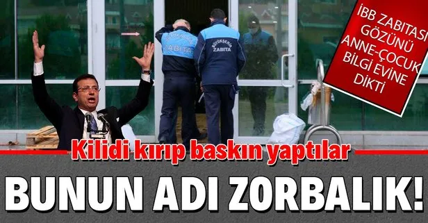 CHP’li İBB zabıtasından skandal! Şehit Savcı Mehmet Selim Kiraz Bilgi Evi’nin kilidini kırıp içeri girdiler!
