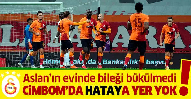 Süper Lig'de Galatasaray evinde Hatayspor'u mağlup etti! (MS: Galatasaray 3-0 Hatayspor)