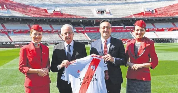 THY River Plate'in forma sponsoru oldu