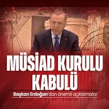 Başkan Recep Tayyip Erdoğan, MÜSİAD Kurulu’nu kabulünde açıklamalarda bulundu