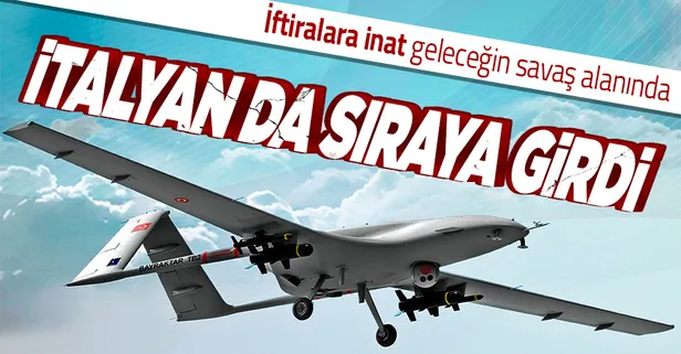 Bir ülkede daha sıraya girdi: İtalyan ordusundan Bayraktar TB2'li paylaşım