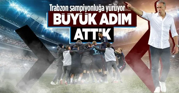 Trabzonspor’un hocası Abdullah Avcı’dan Galatasaray galibiyeti sonrası ’şampiyonluk’ sözleri! Büyük bir adım attık...